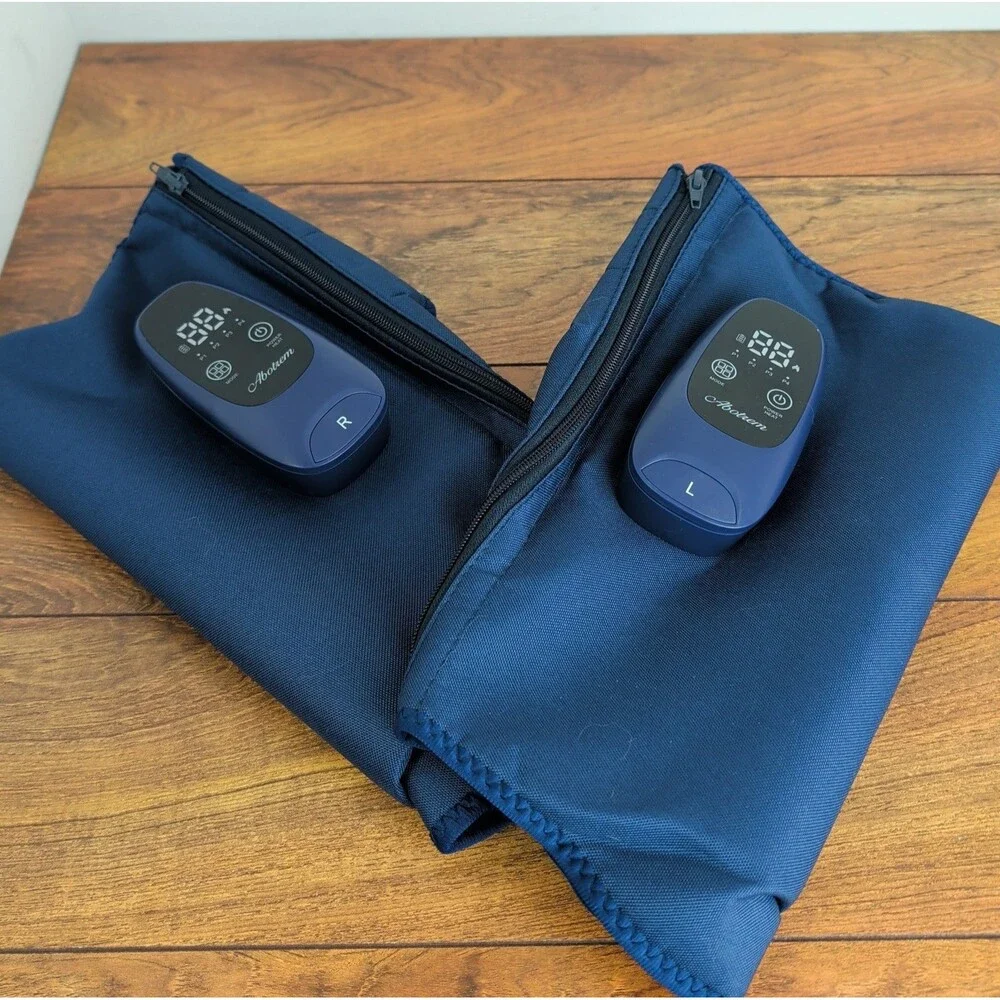 Left & Right Cordless Leg Calf Massager With Heat Circulation Massage Wireless - Picture 9 of 13